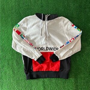 Forever 21 Worldwide Quarter-zip Pullover Windbreaker